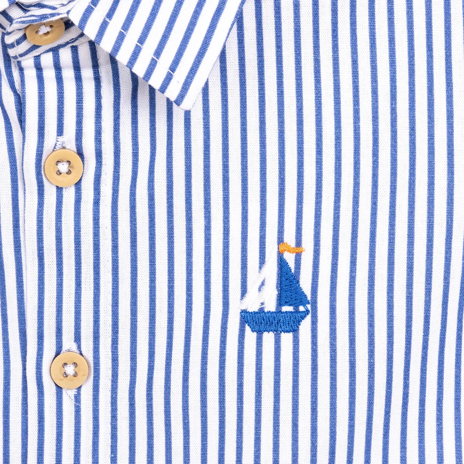 HelloBaby Little Sailor Boy Shirt - Shorts - Blue - ebebek - Black Friday