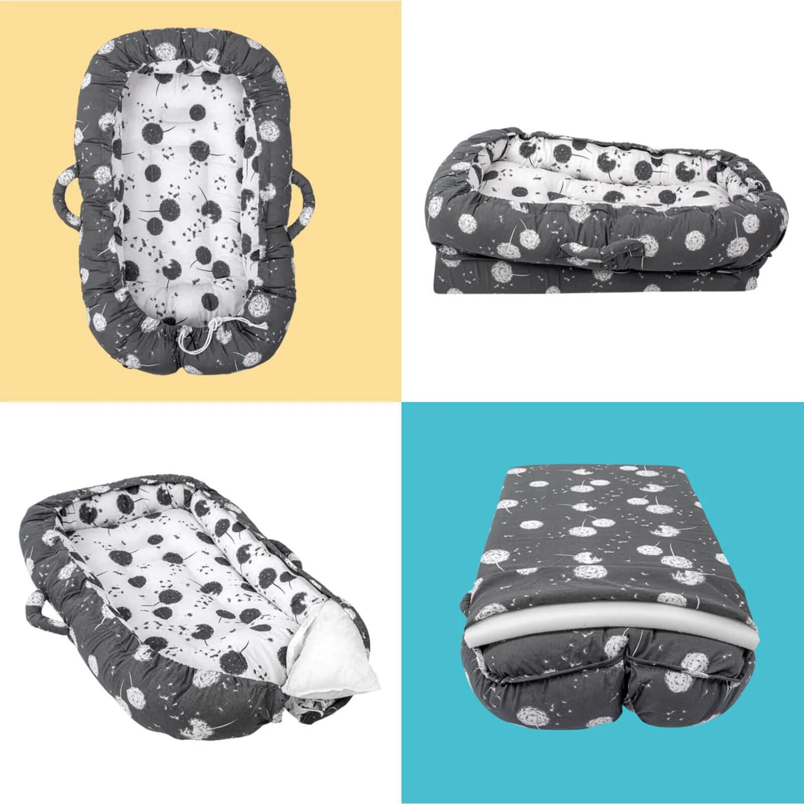 baby plus Mother Side Baby Reflux Bed - Dandelion - ebebek - Black Friday