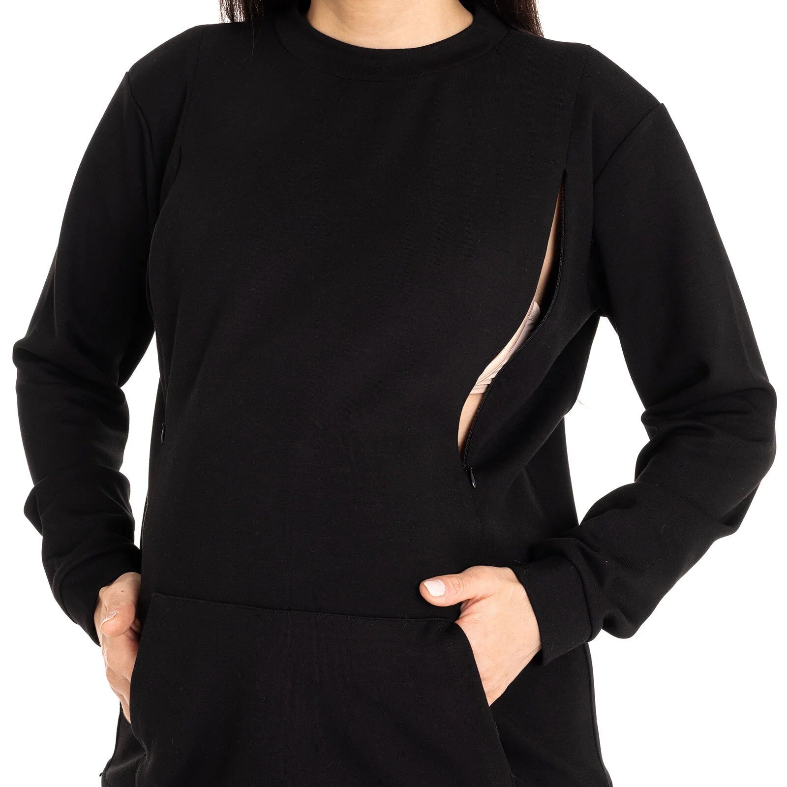 baby mom Mom Maternity Sweatshirt - Black - ebebek - Black Friday