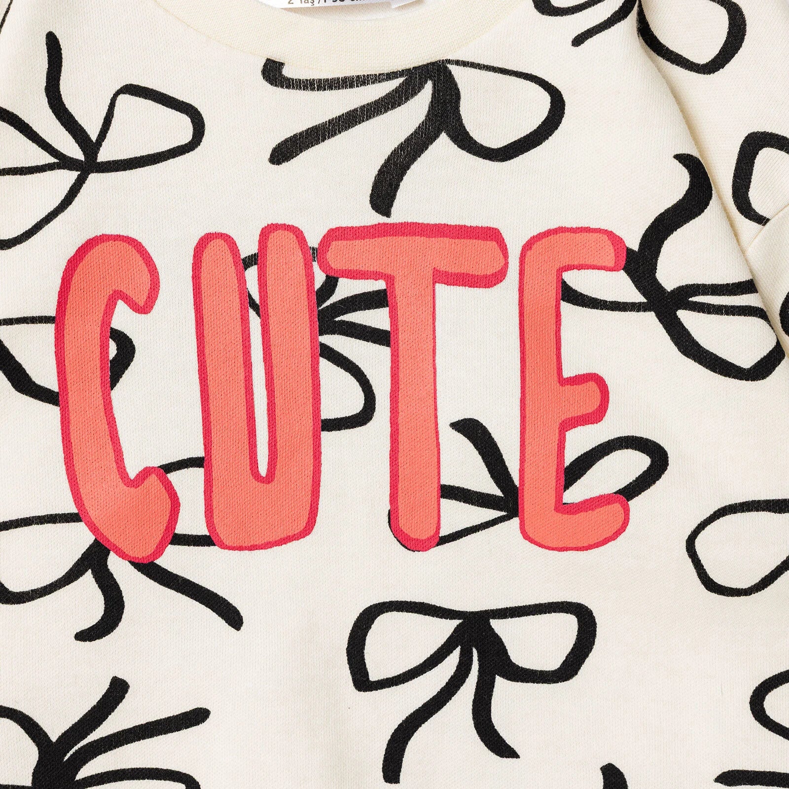 HelloBaby Jogging Set - Ecru Printed - ebebek - Black Friday