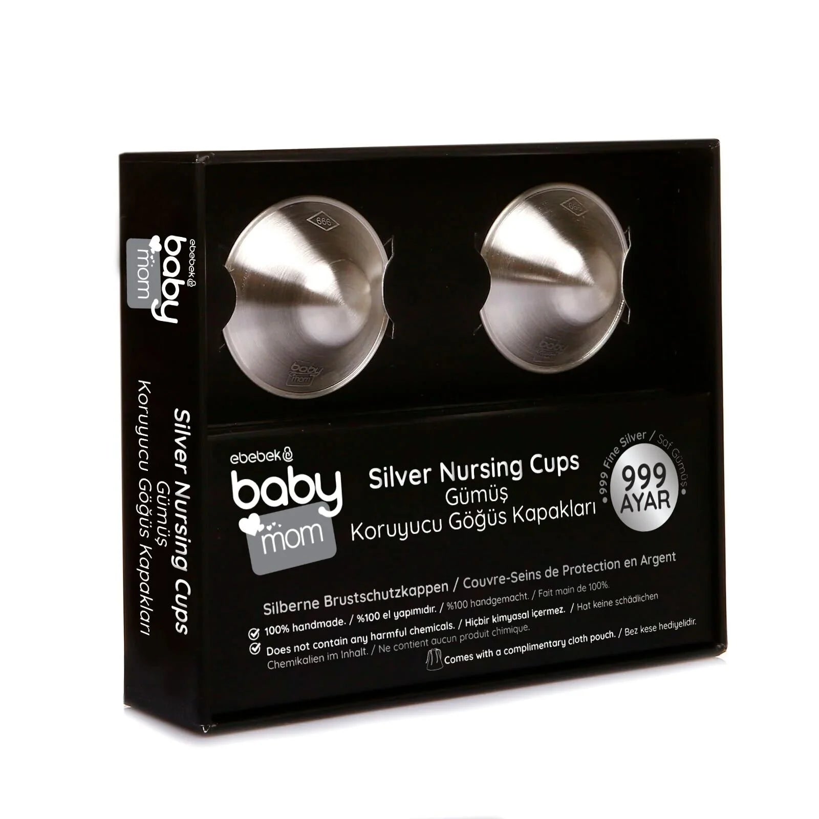 ebebek baby mom 2 - Pack 999 Sterling Silver Nipple Shield Cover/Nipple Cups - ebebek - Black Friday