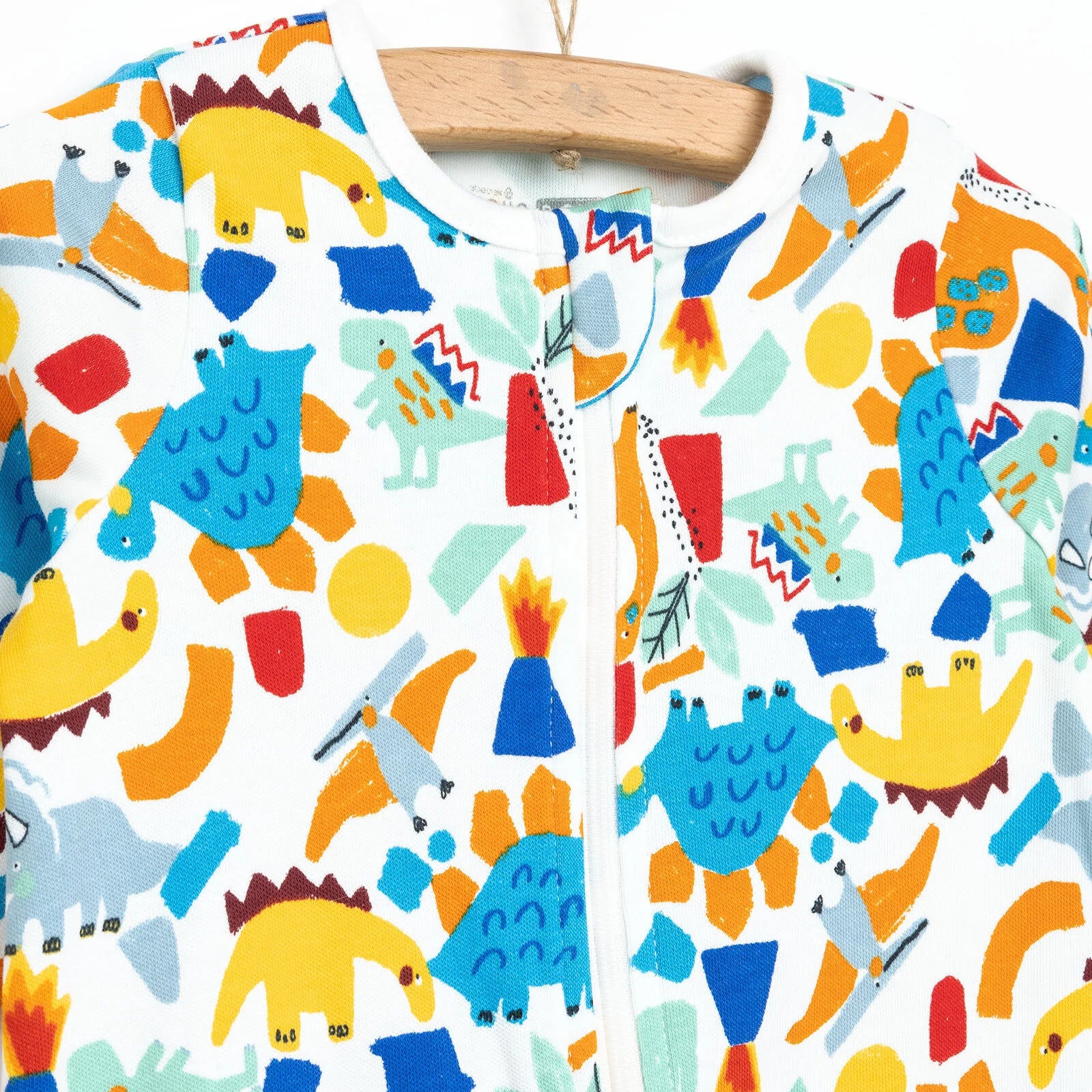 HelloBaby Newborn Baby Boy Footed Jumpsuit - Ecru - ebebek - Black Friday