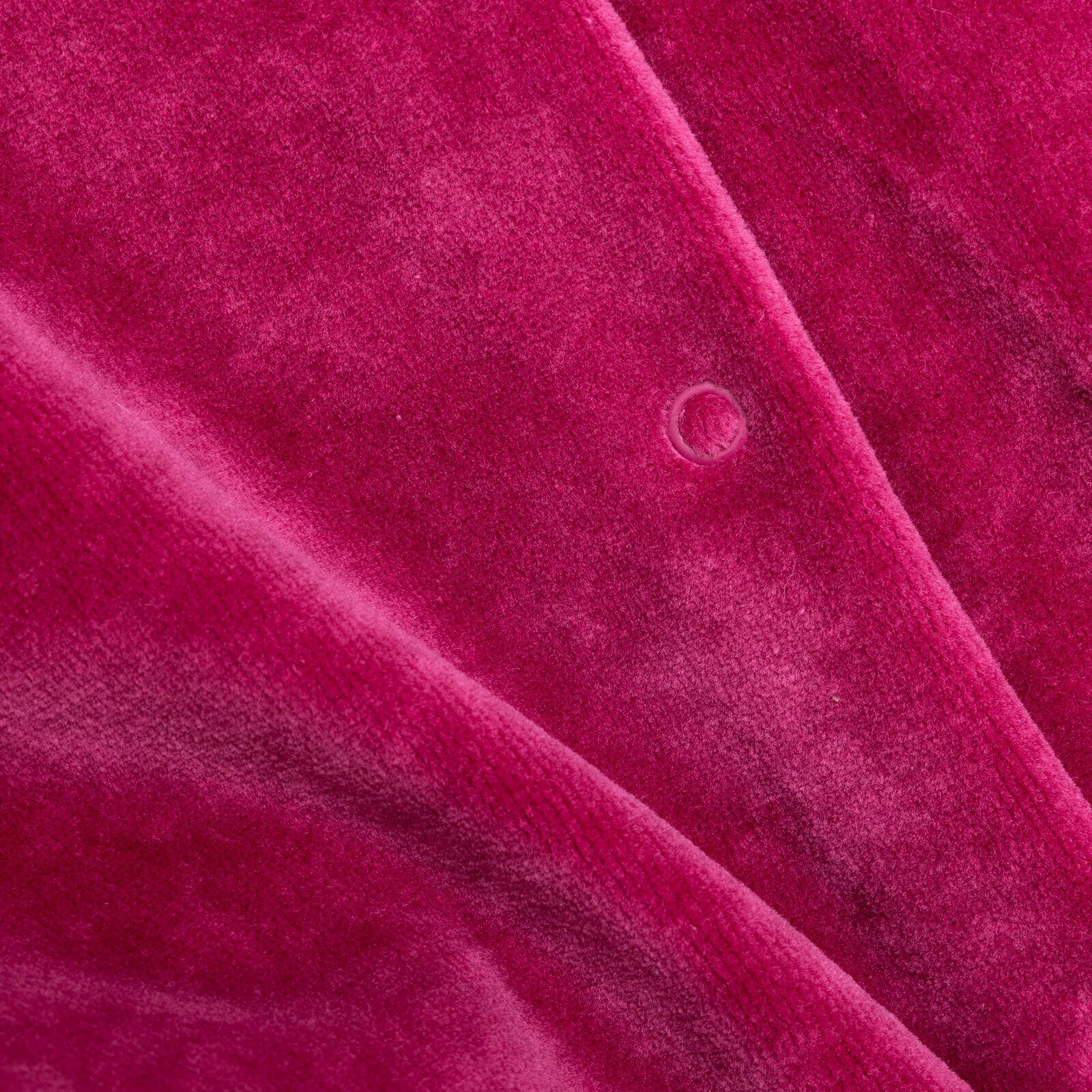 HelloBaby Newborn Unisex Embroidered Velvet Jumpsuit - Fuchsia - ebebek - Black Friday