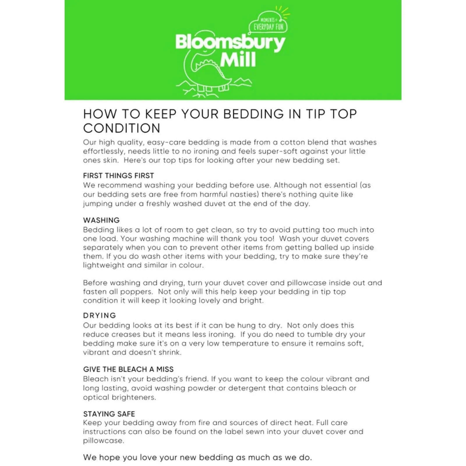 Bloomsbury Mill Single Duvet Set - Dinosaur World - ebebek - Black Friday