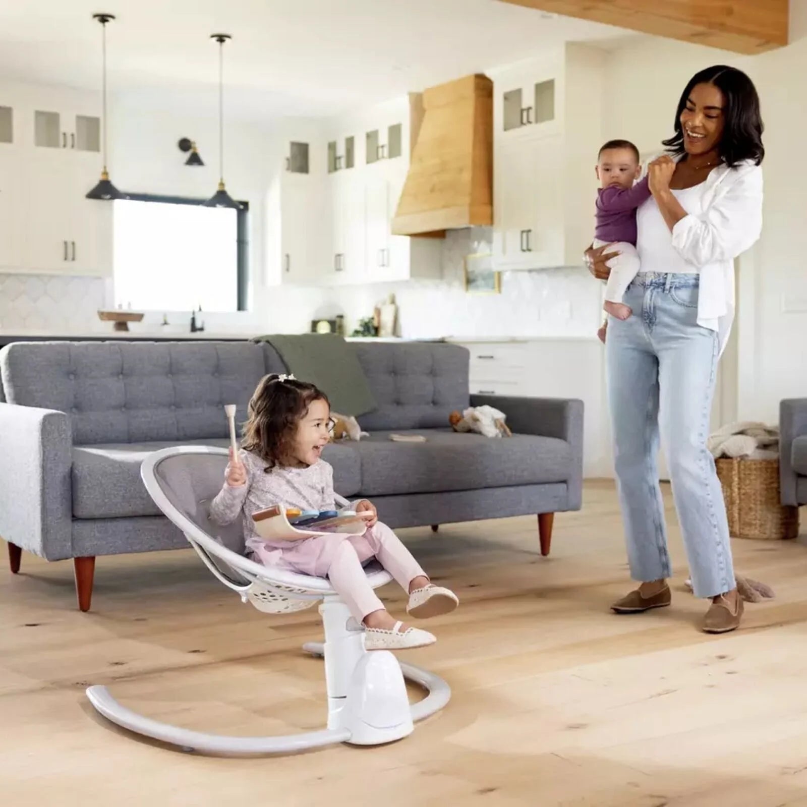 Graco Sway N Grow Bluetooth Swing - Heather - ebebek - Black Friday