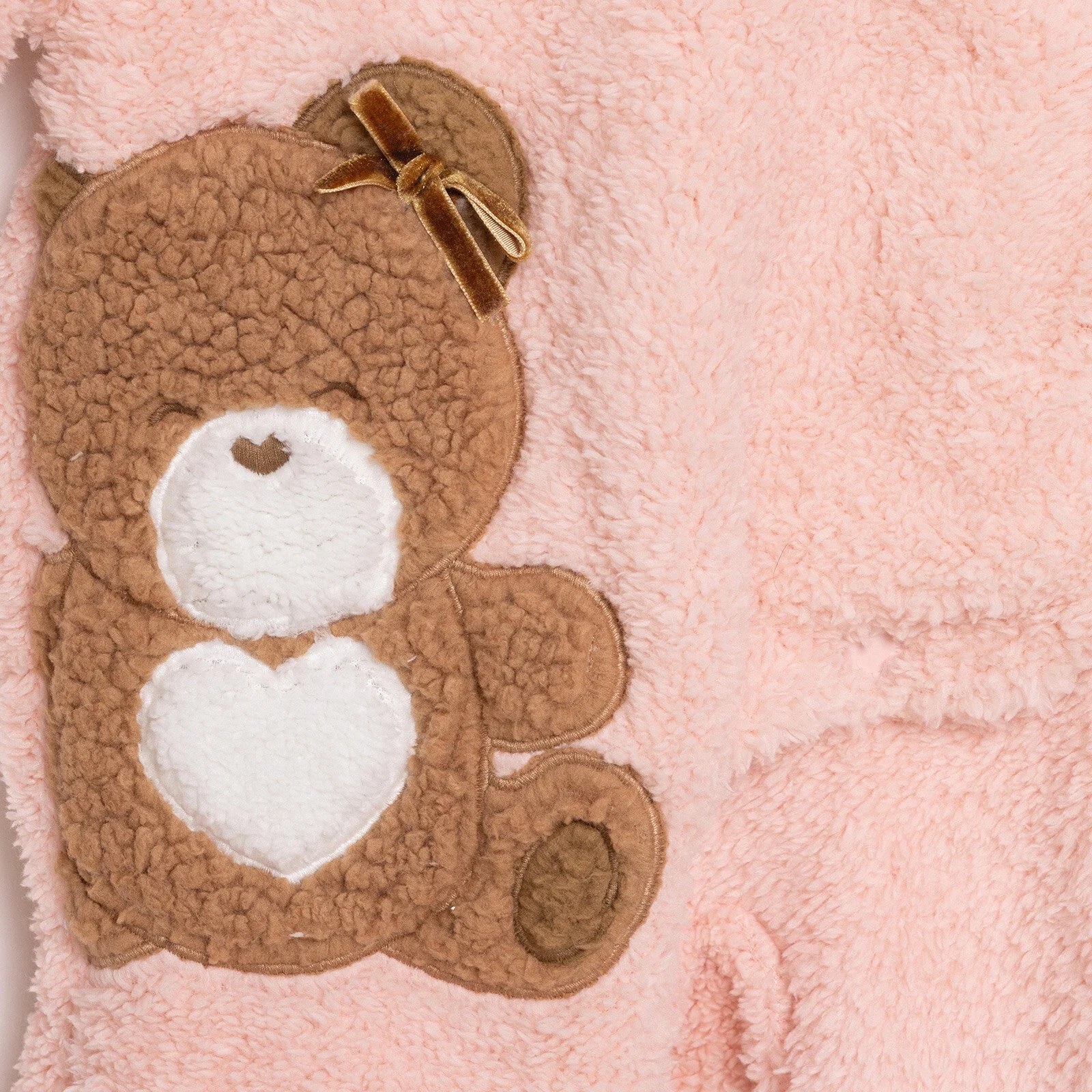 Midimod Newborn Girl Welsoft Footed Jumpsuit - Light Pink - ebebek - Black Friday