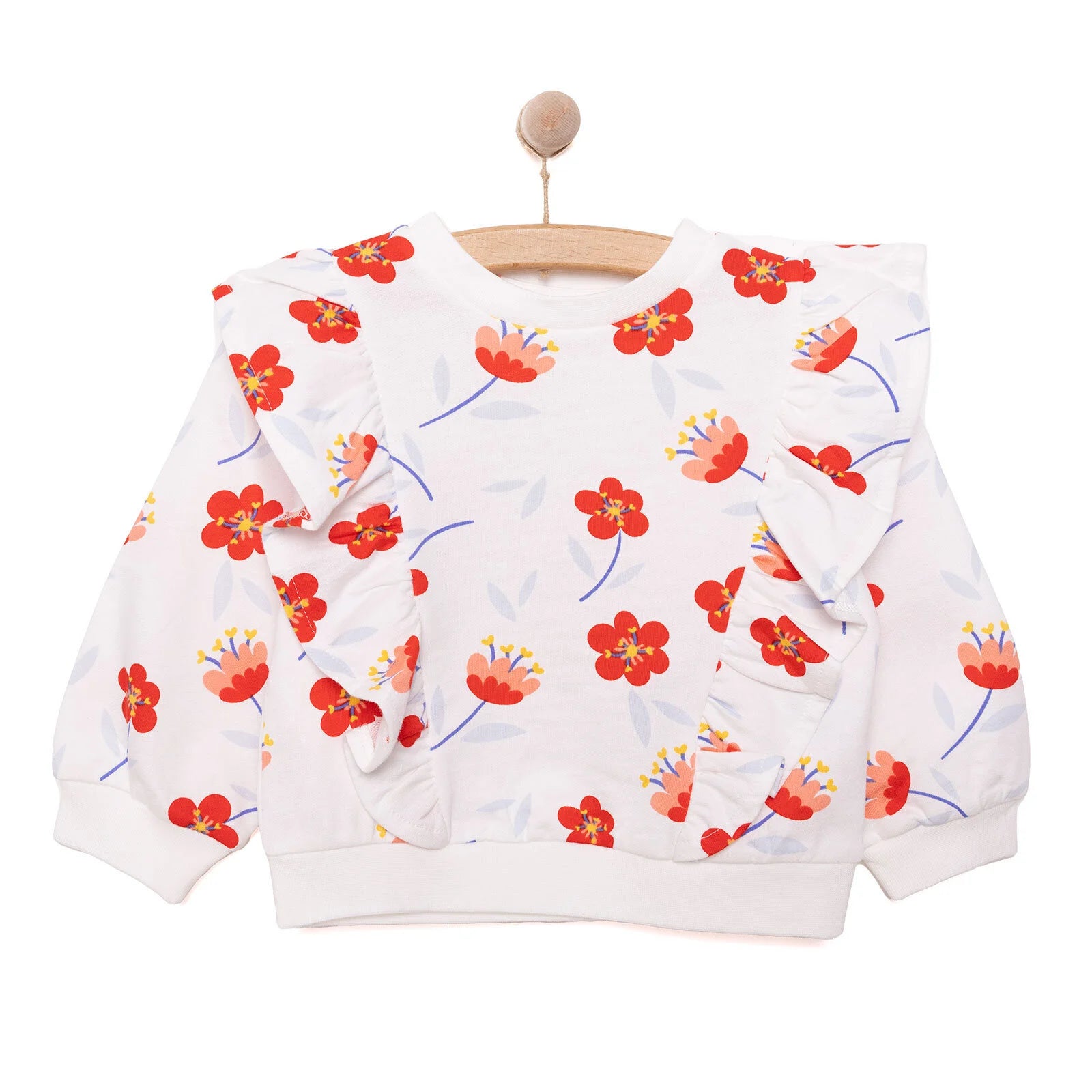 HelloBaby Spring Memories Sweatshirt - Ecru - ebebek - Black Friday