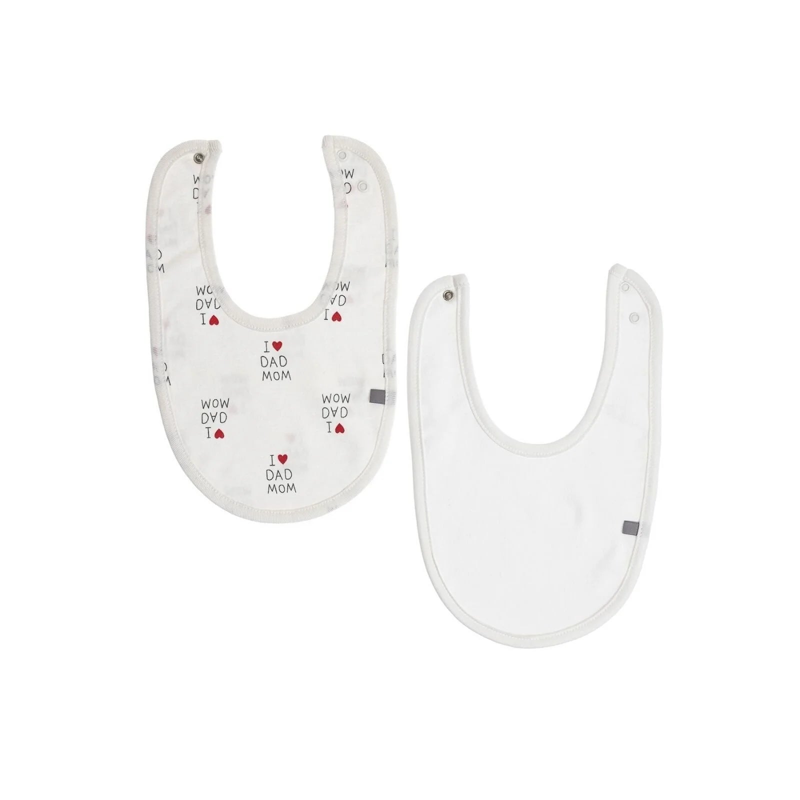 baby me I Love Mom Dad Baby Bib Pack of 2 - ebebek - Black Friday