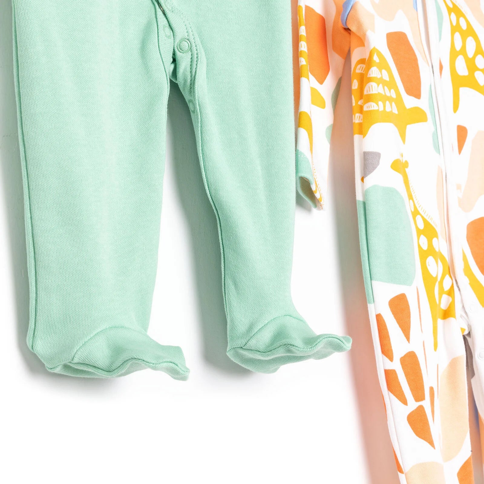 HelloBaby Newborn Footed Jumpsuit - Hat 2 Pcs - Green - ebebek - Black Friday