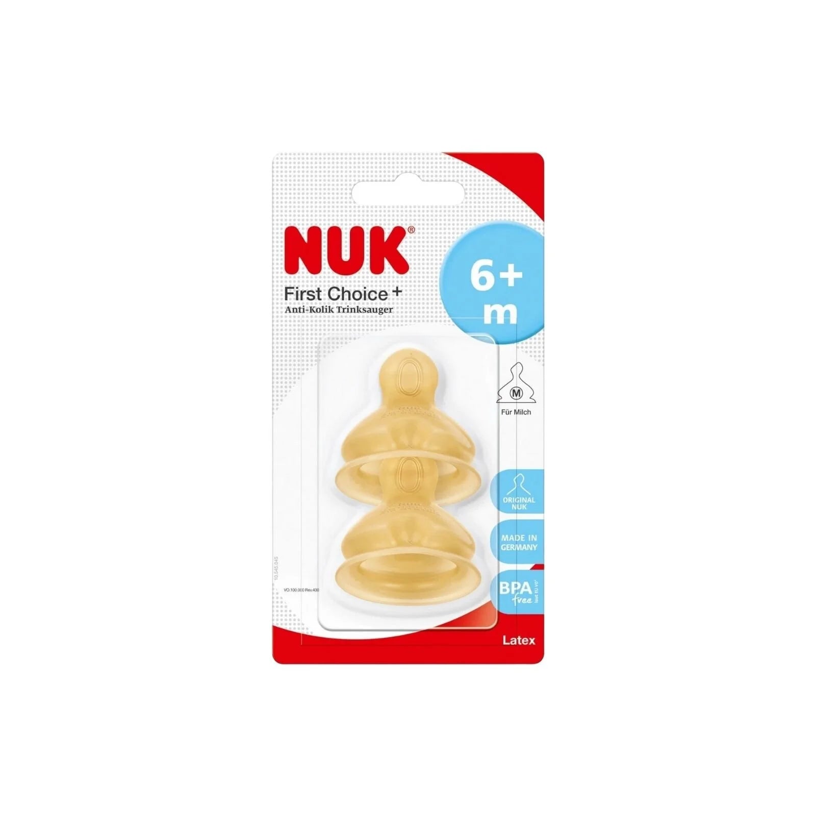 NUK First Choice+ Plus Silicone Teats Medium Feed Hole 0 - 6 months - ebebek - Black Friday