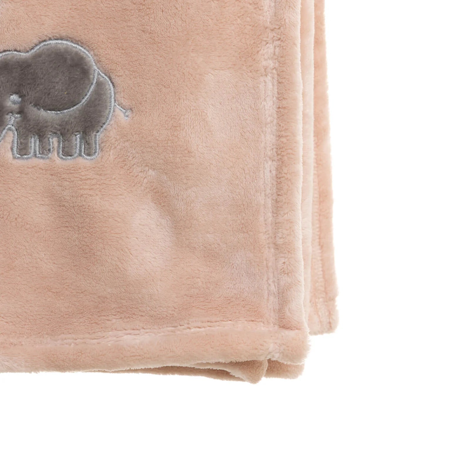 Mollia Welsoft Embroidered Baby Girl Blanket 80x100cm - Pink - ebebek - Black Friday