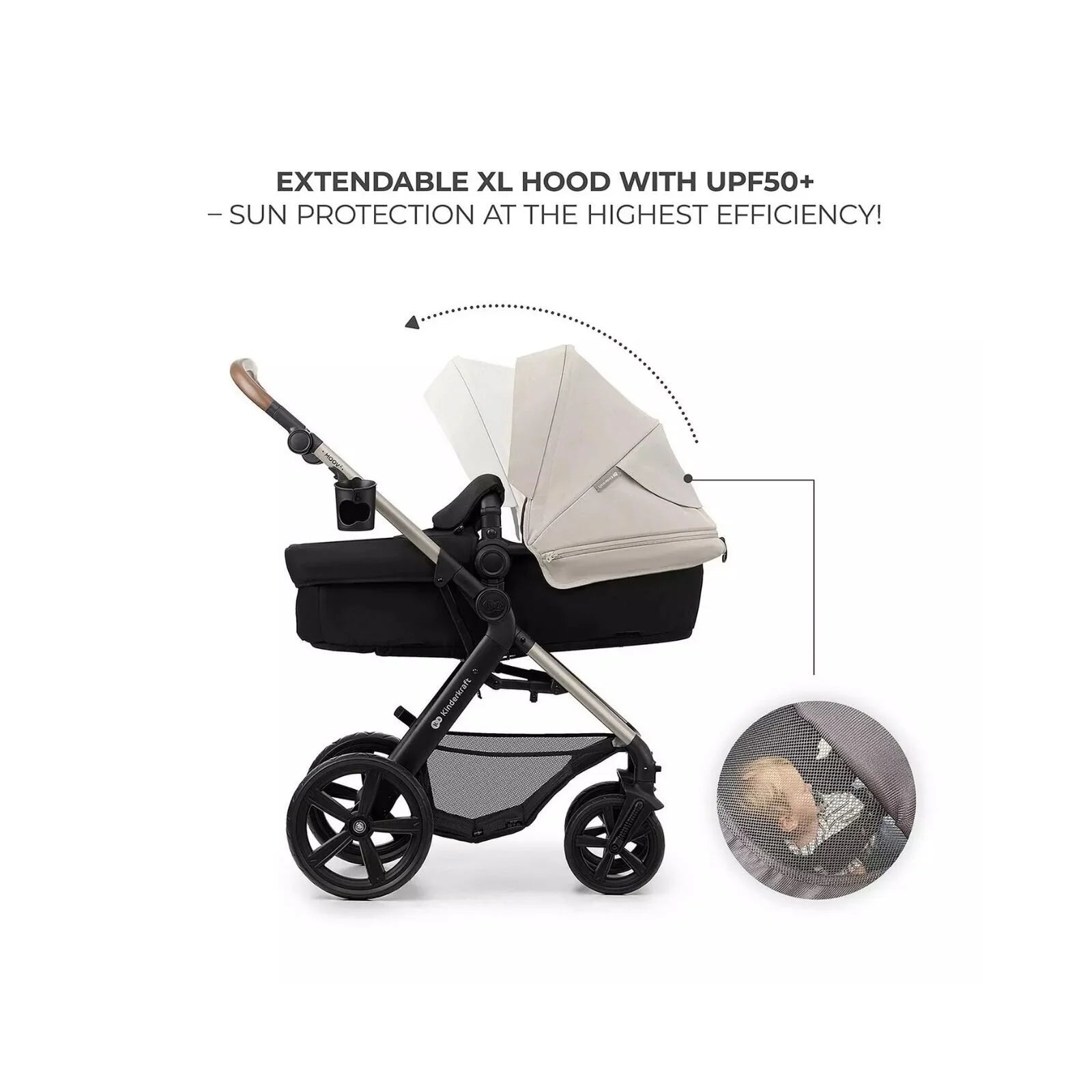 Kinderkraft Moov 2 3 - in - 1 Travel System - Grey - ebebek - Black Friday