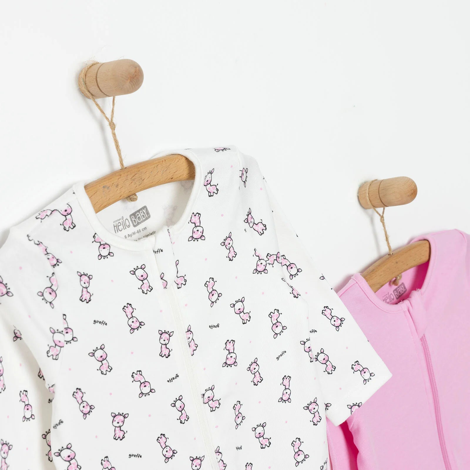 HelloBaby Newborn Baby Girl Footed Jumpsuit - Pink - ebebek - Black Friday