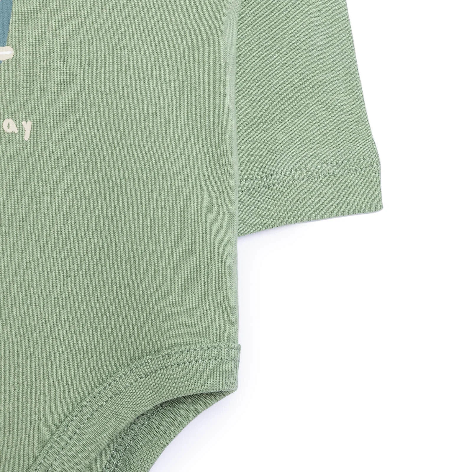 HelloBaby Baby Boy Long Sleeve Bodysuit - Dark Green - ebebek - Black Friday