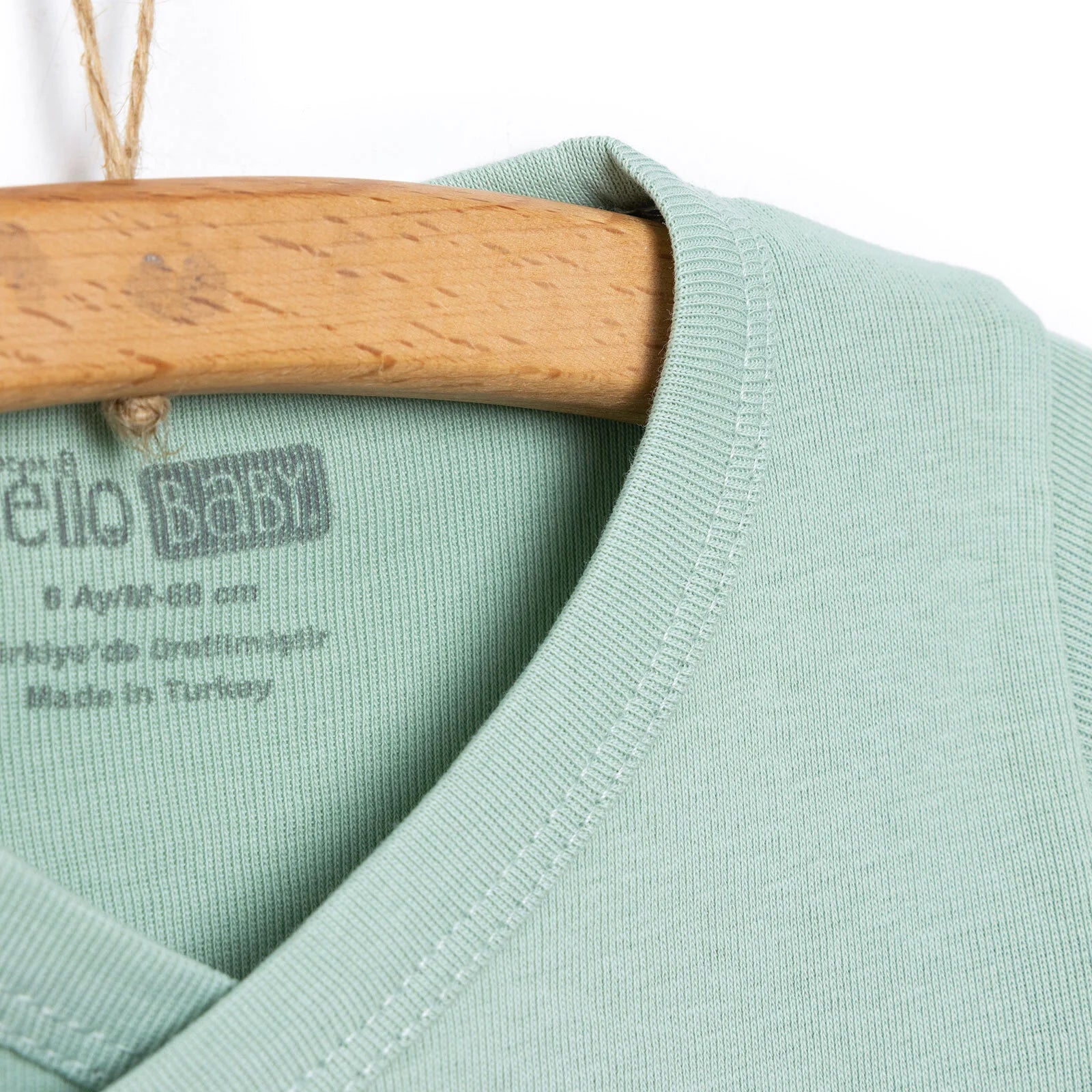 HelloBaby Long Sleeve Body - Light Green - ebebek - Black Friday