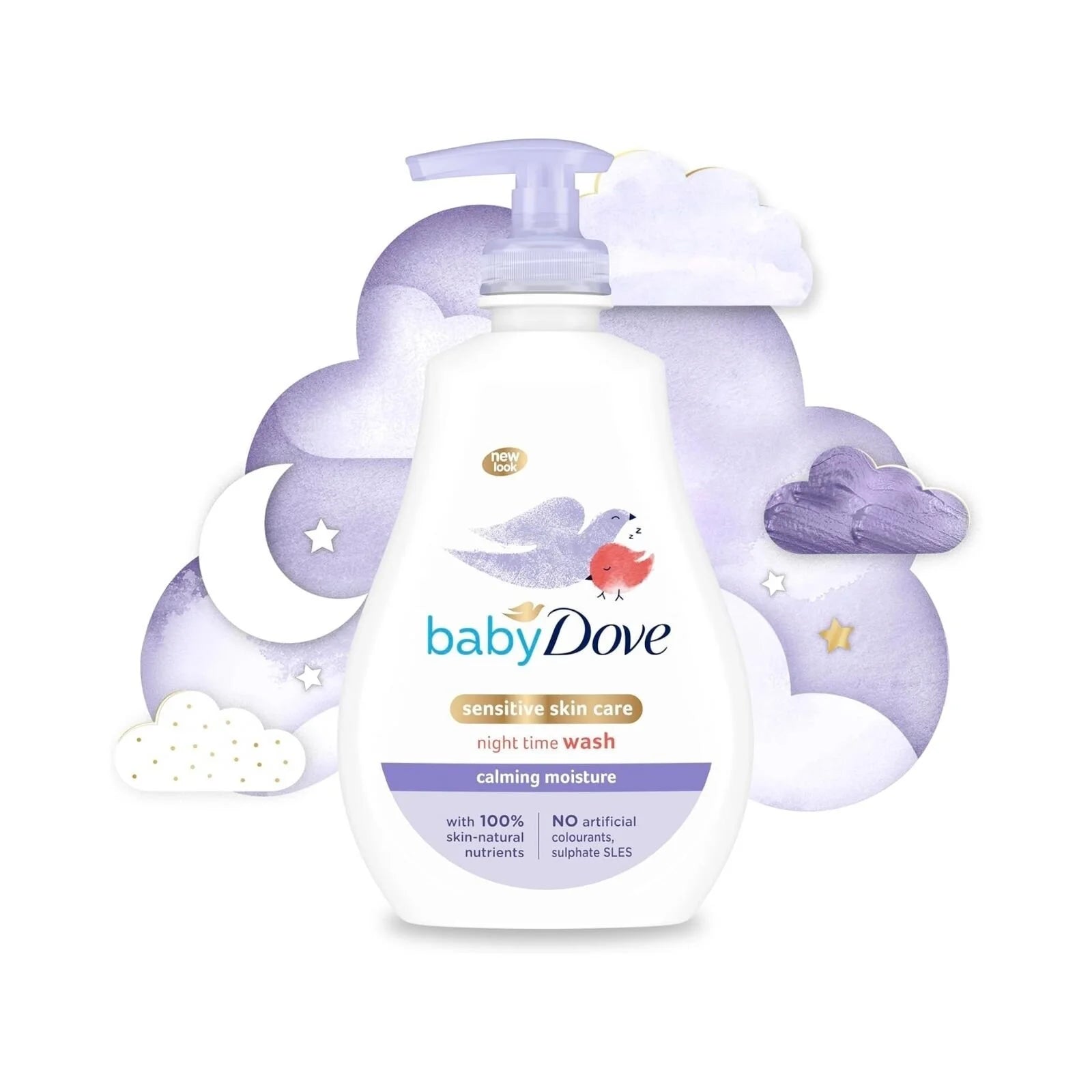 Dove Baby Calming Moisture Night Time Sensitive Wash 400ml - ebebek - Black Friday