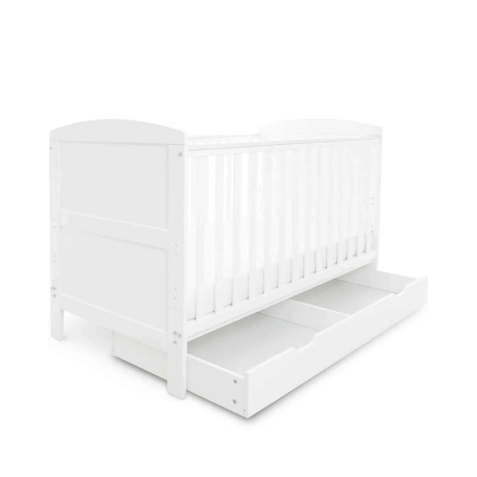 Ickle Bubba Coleby Classic Cot Bed & Under Drawer White - Premium Pocket Sprung Mattress - ebebek - Black Friday