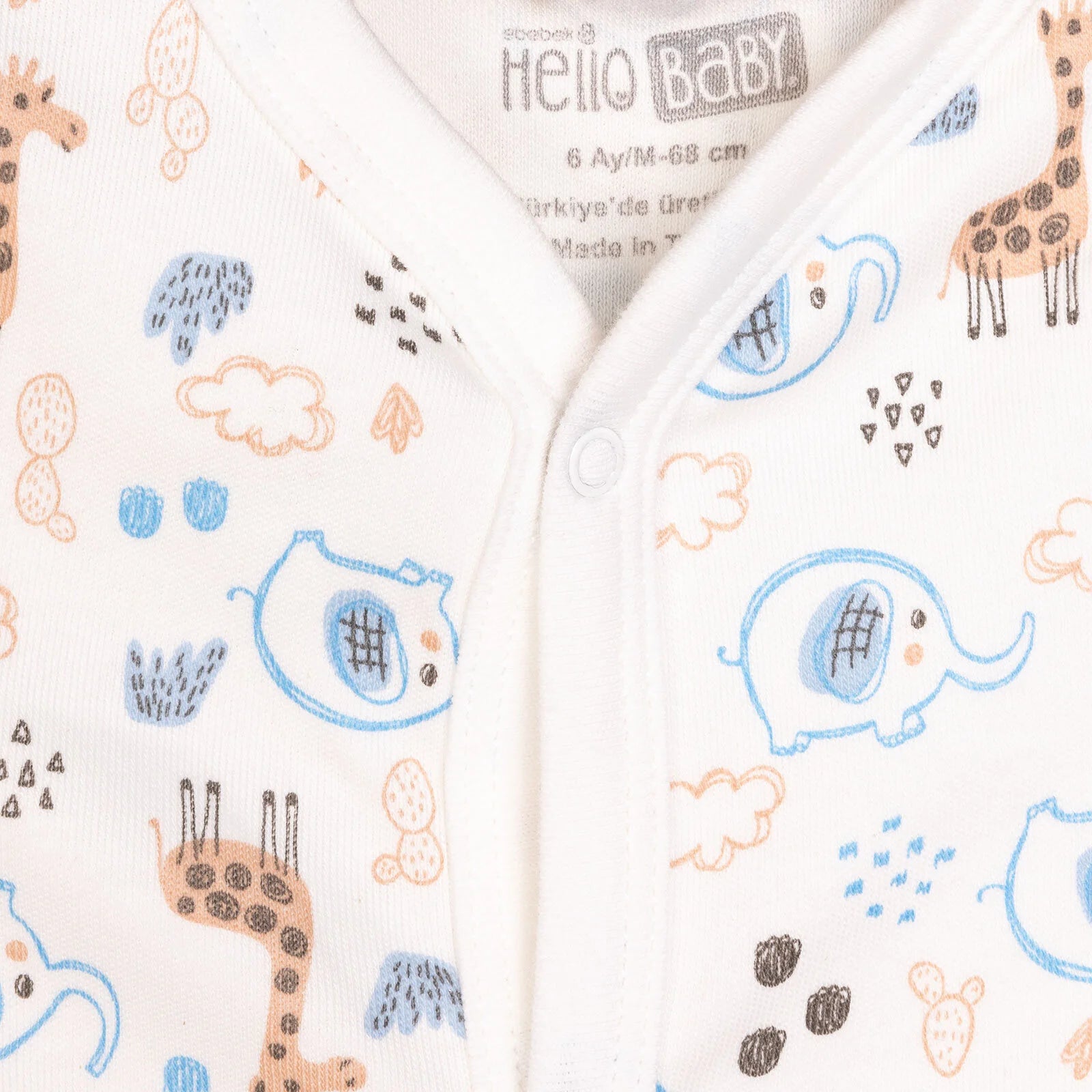 HelloBaby Boy Jumpsuit - Hat - Ecru - ebebek - Black Friday