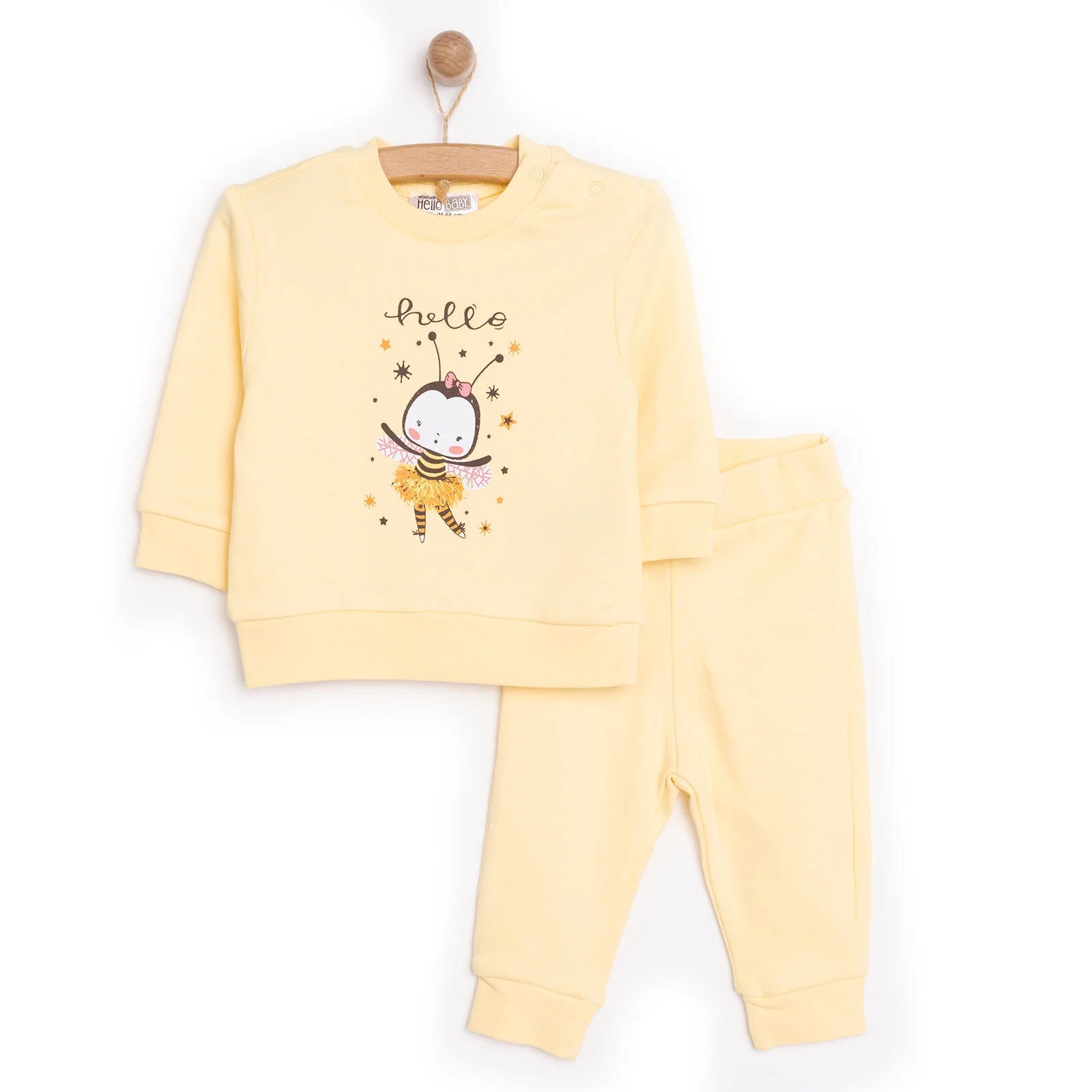 HelloBaby Basic Girl Jogging Set - Yellow - ebebek - Black Friday