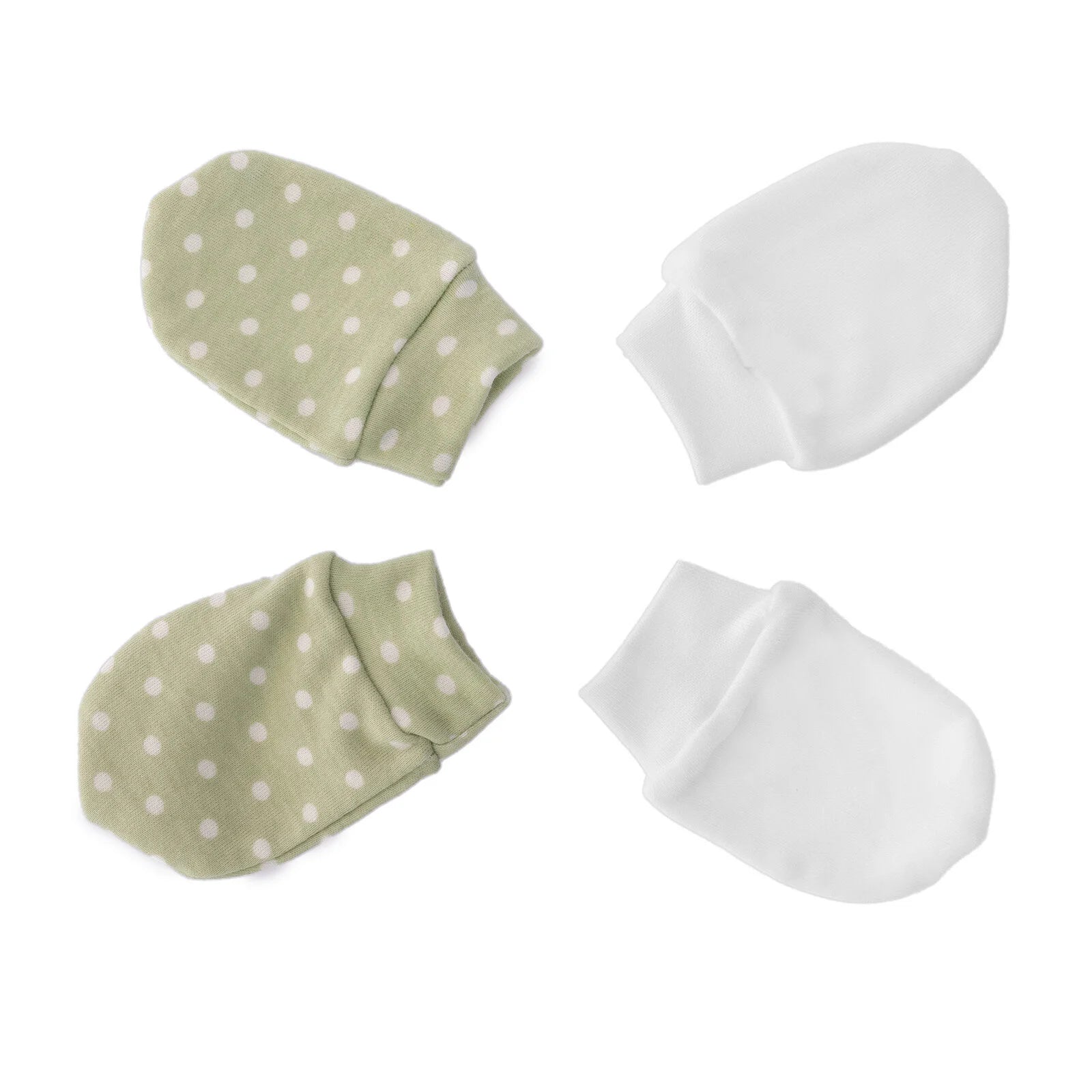 HelloBaby Newborn Mittens - Green Printed - ebebek - Black Friday