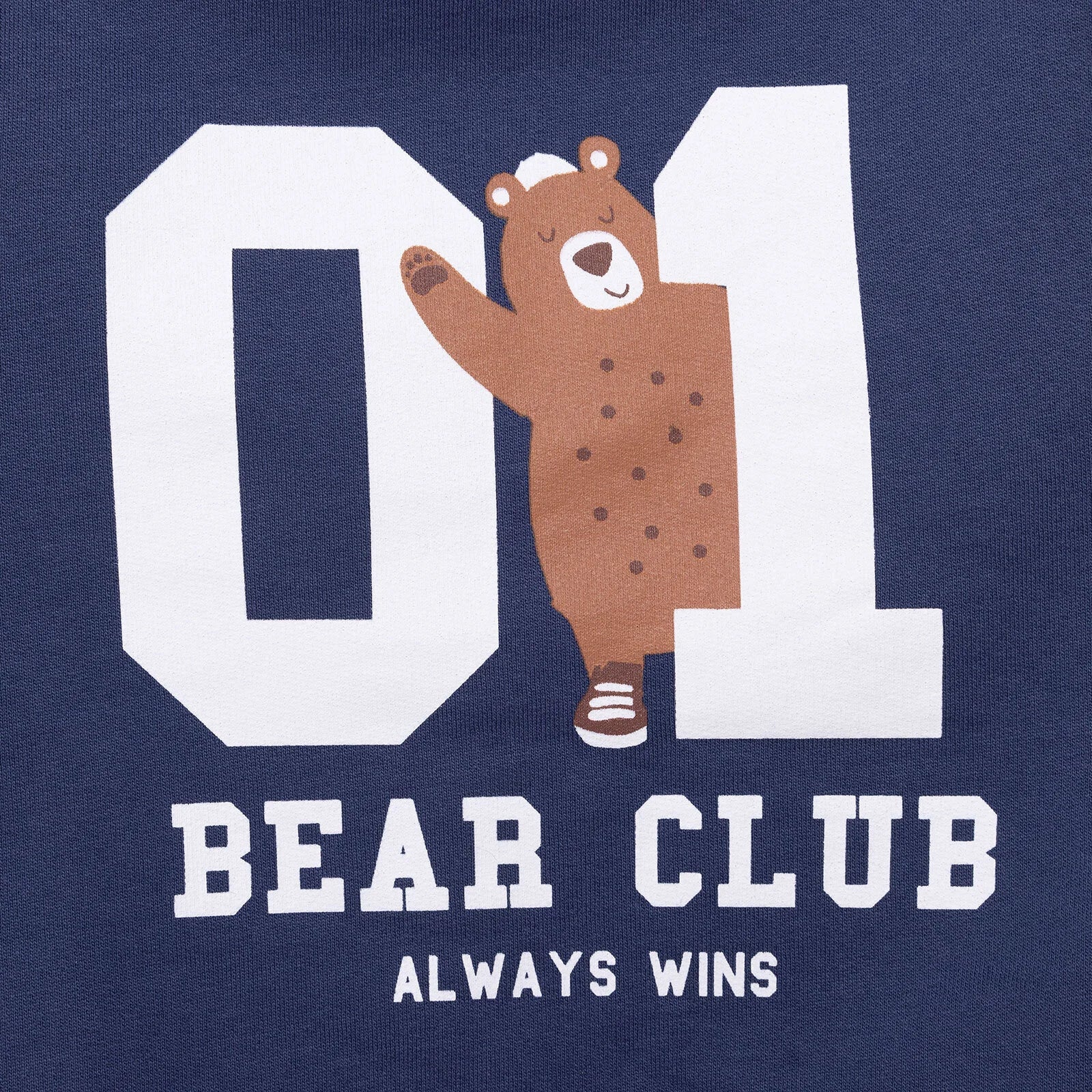 HelloBaby Basic Low Raised Lion Printed Sweatshirt - Navy Blue - ebebek - Black Friday