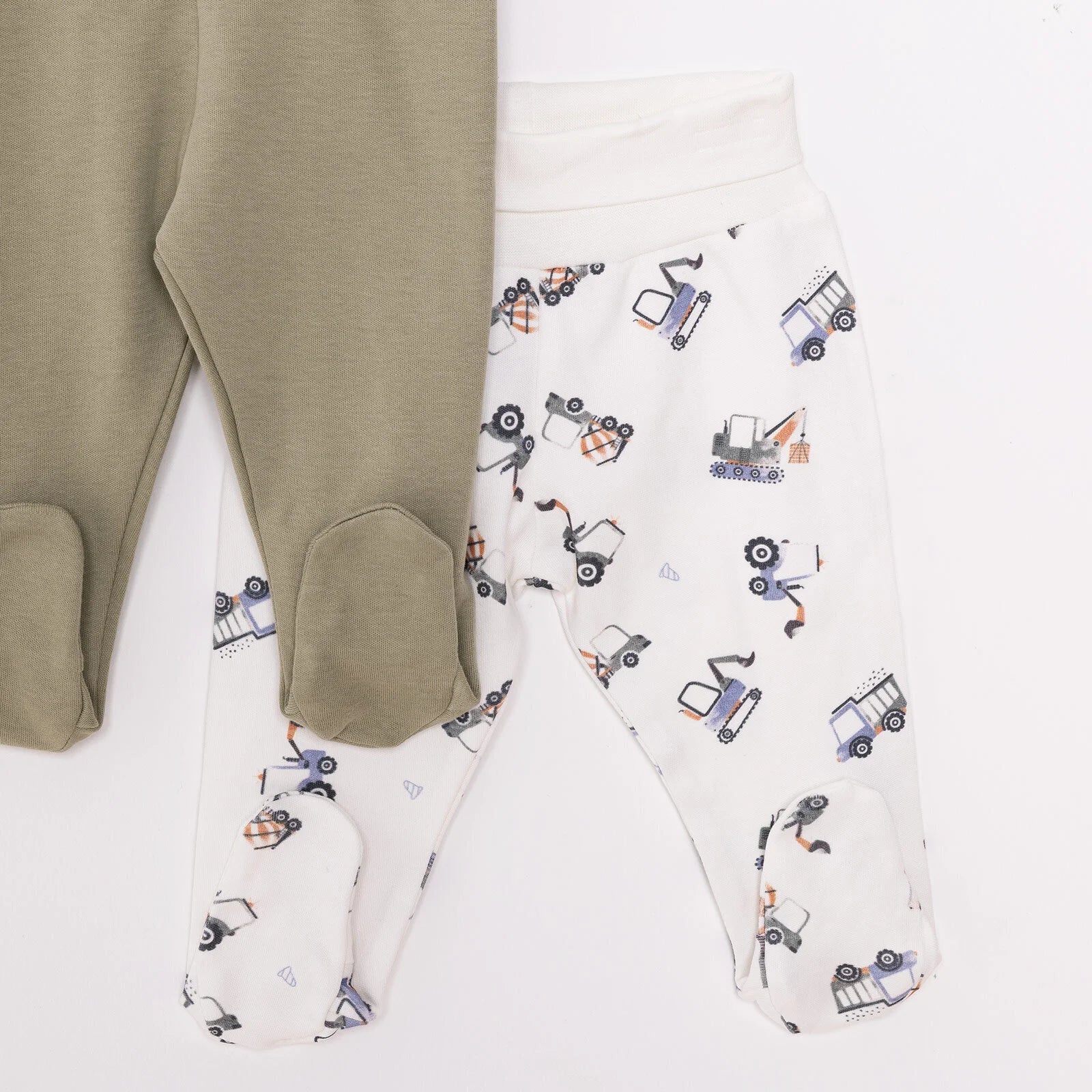 Tiffany Boy 2 Piece Footed Bottom - Khaki - ebebek - Black Friday