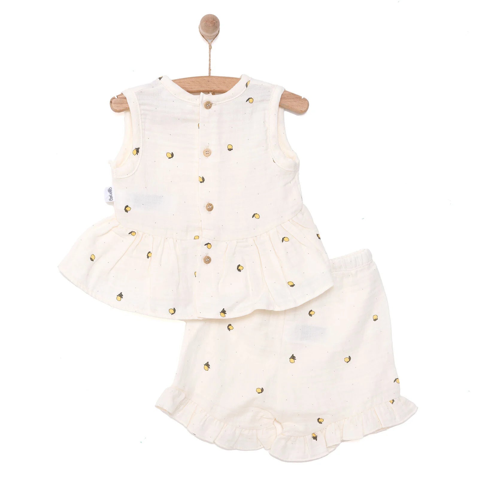 Bebetto Cute Fairy Girl T-shirt & Short - Ecru - ebebek - Black Friday