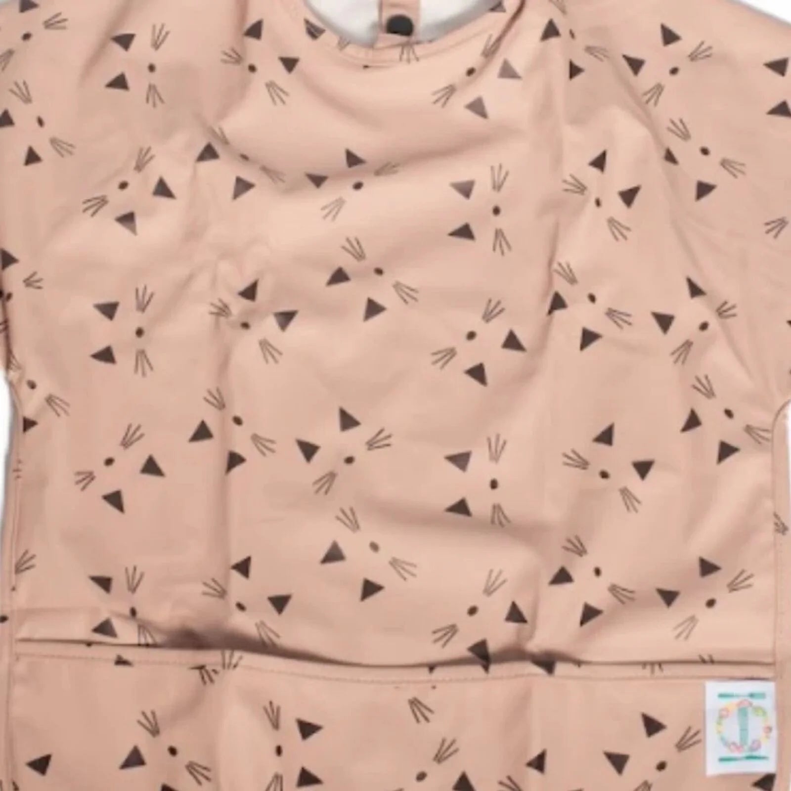 BLW Essentials Waterproof Long Sleeved Coverall Bib - Pink - ebebek - Black Friday