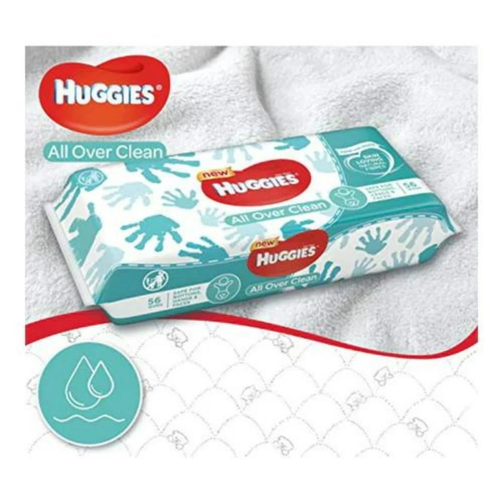 Huggies Baby Wipes All Over Clean 56 pcs - ebebek - Black Friday