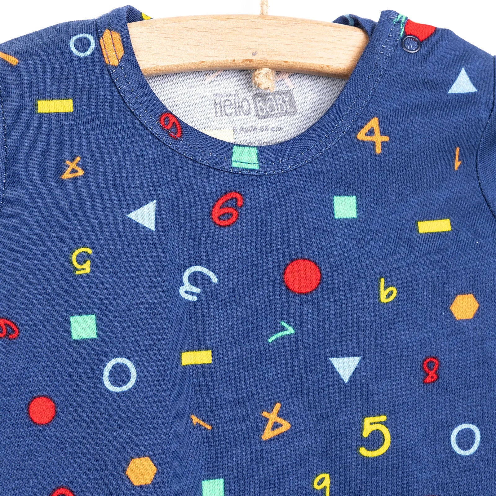 HelloBaby Boy Long Sleeve Pyjamas Set - Navy Blue - ebebek - Black Friday