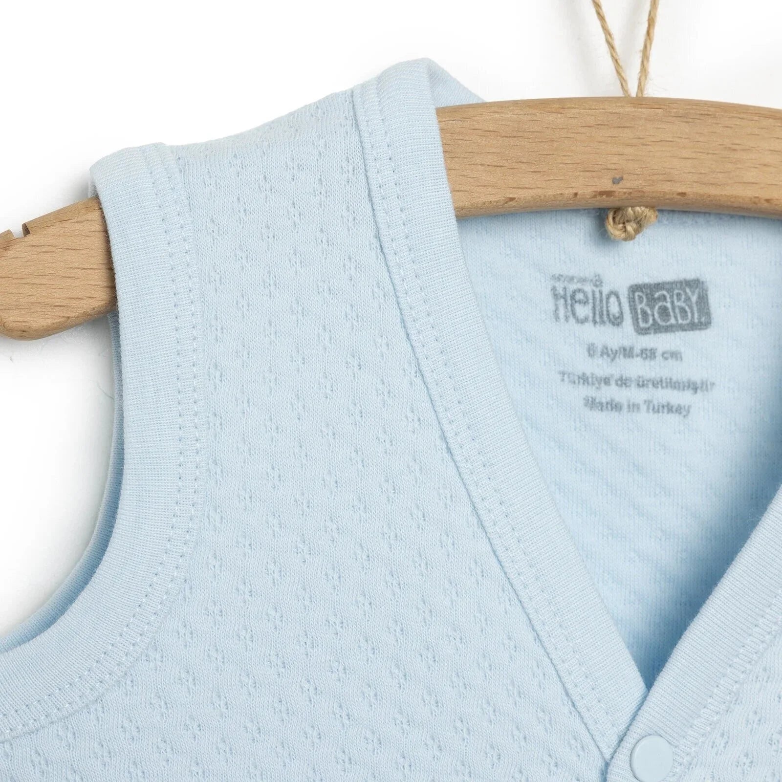 HelloBaby Quilted Vest - Light Blue - ebebek - Black Friday