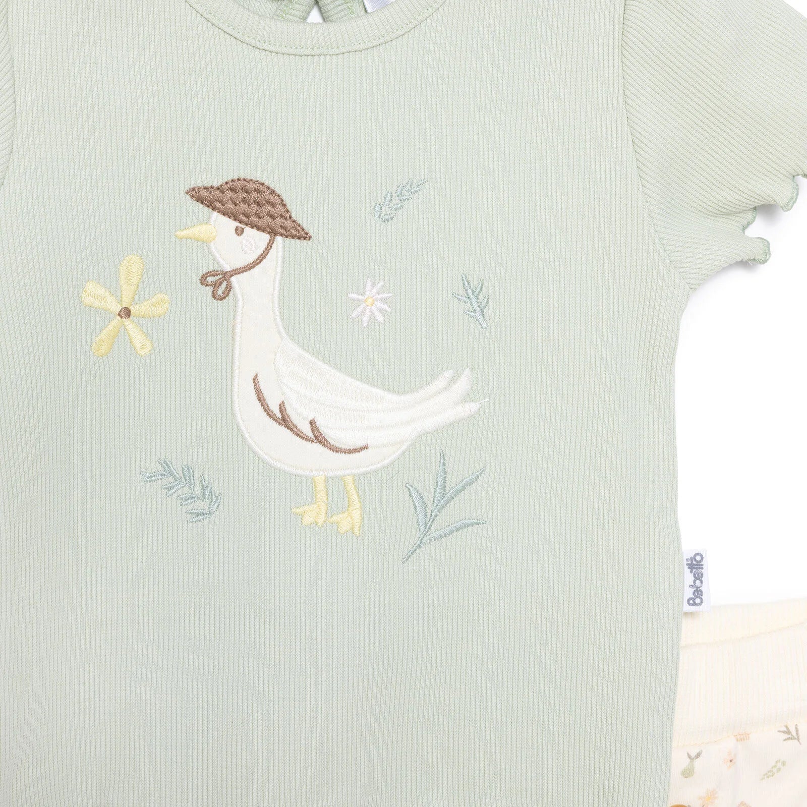 Bebetto Newborn Cute Duck Tshirt - Short - Multicolour - ebebek - Black Friday