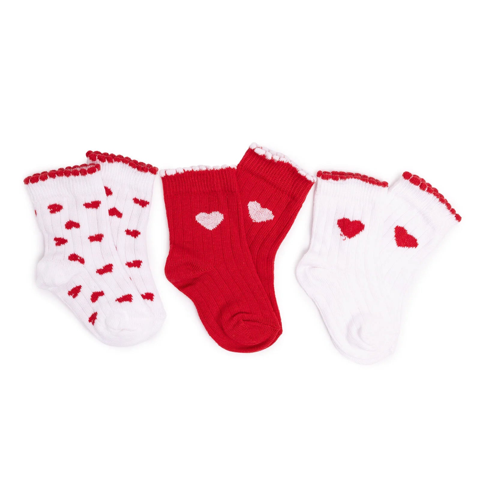 HelloBaby Ankle Socks 3 pcs - Red - ebebek - Black Friday