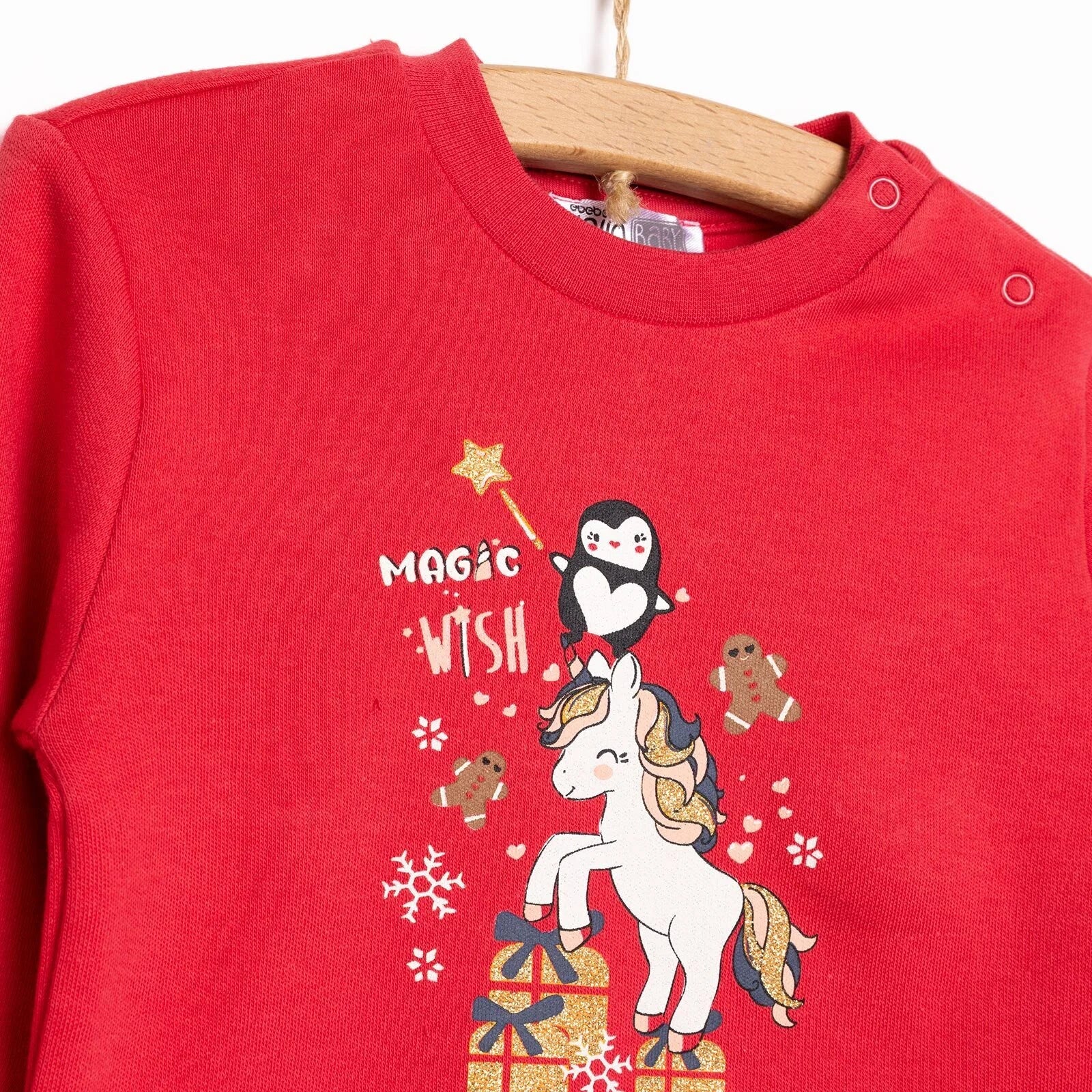 HelloBaby Baby Girl Christmas Tracksuit - Red - ebebek - Black Friday