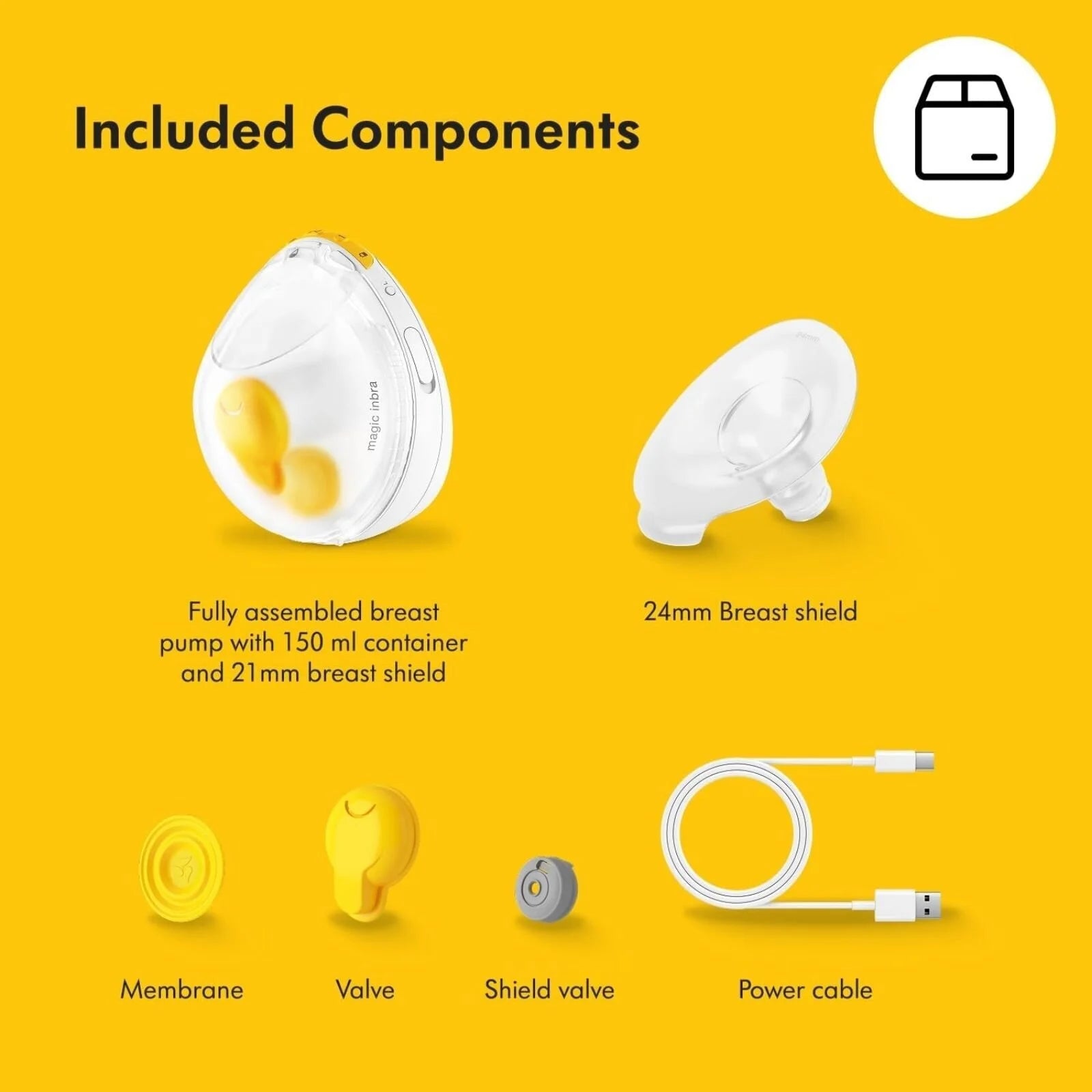 Medela Magic InBra Wearable Double Electic Breast Pump - ebebek - Black Friday
