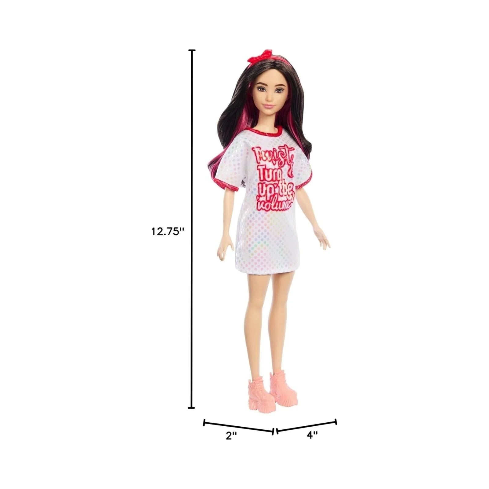 Barbie Fashionista Twisty Turn Up the Volume Doll - ebebek - Black Friday