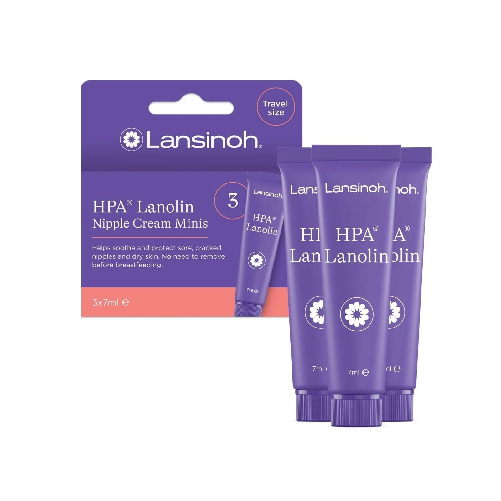 Lansinoh HPA Lanolin Minis Nipple Cream (3x7ml) - ebebek - Black Friday