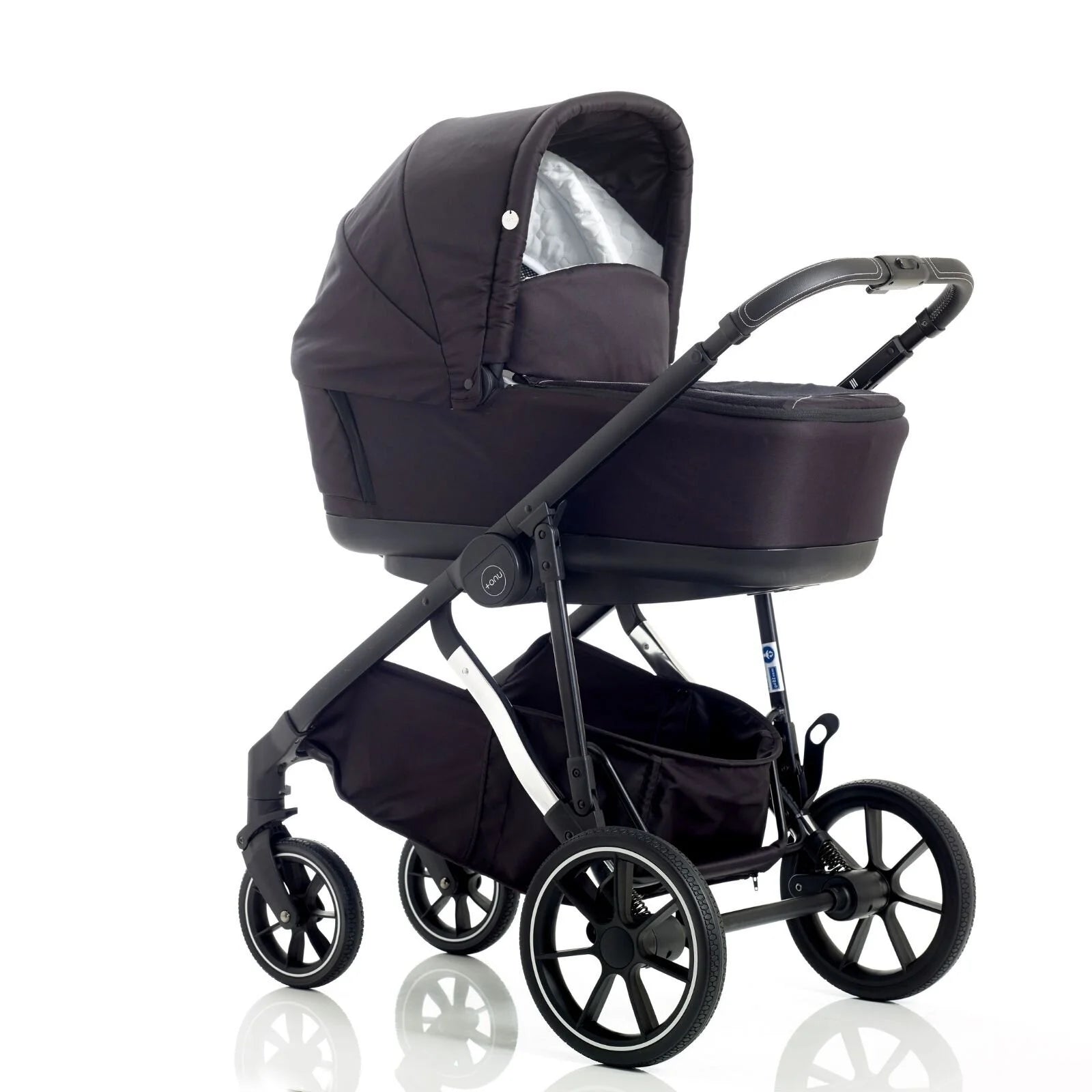 Mee - Go UNO Plus 3 - in - 1 with ISOFIX Base Travel System - Black/Chrome - ebebek - Black Friday