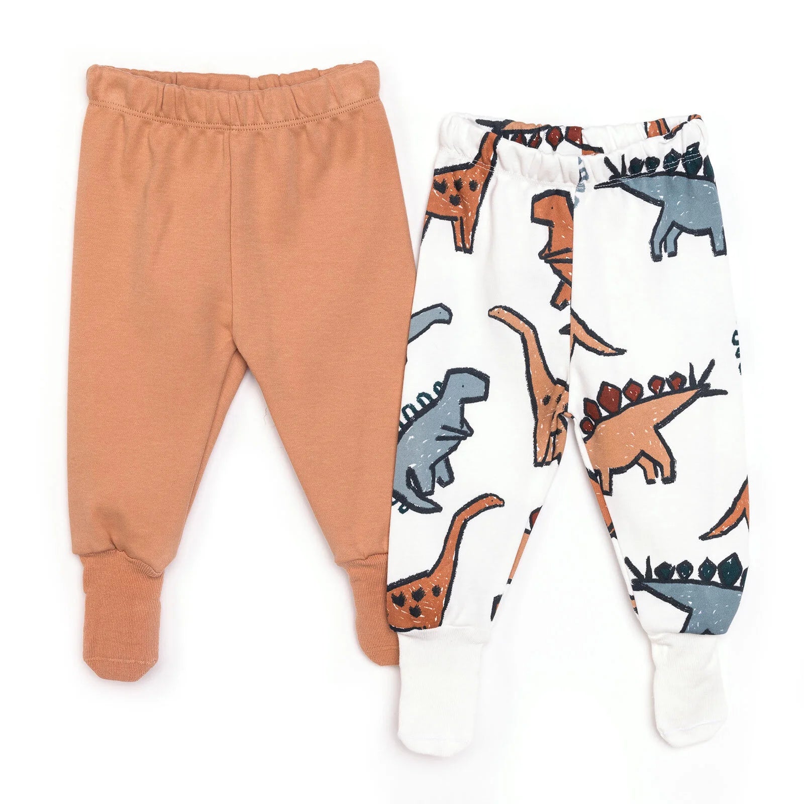 HelloBaby Baby Boy 2 Pcs Footed Bottom - Beige - ebebek - Black Friday