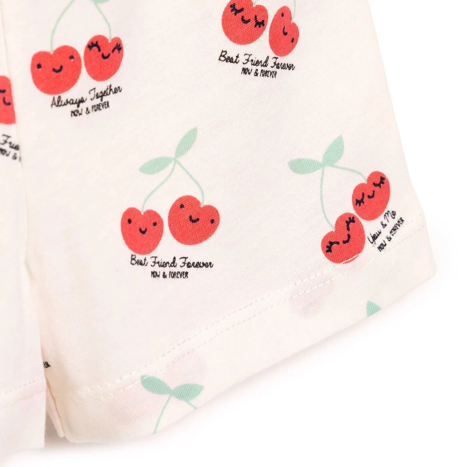 HelloBaby Baby Girl Short Sleeve Pyjamas - Ecru - ebebek - Black Friday