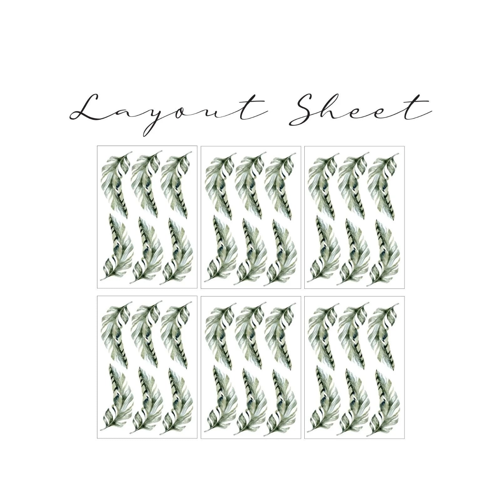 Live Vida Safari Leaves Wall Sticker A4 - ebebek - Black Friday