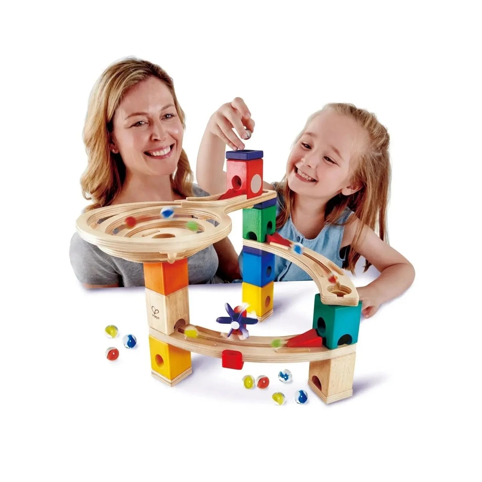 Hape Quadrilla Race to the Finish Marble Run Blocks - ebebek - Black Friday