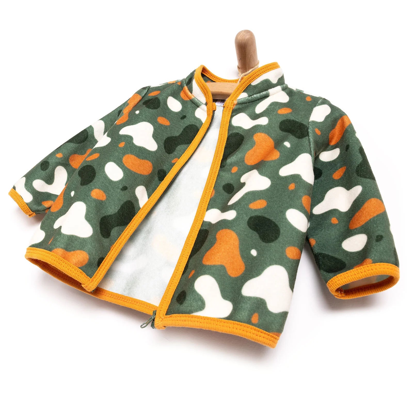 HelloBaby Basic Repeat Printed Fleece Cardigan - Printed - ebebek - Black Friday