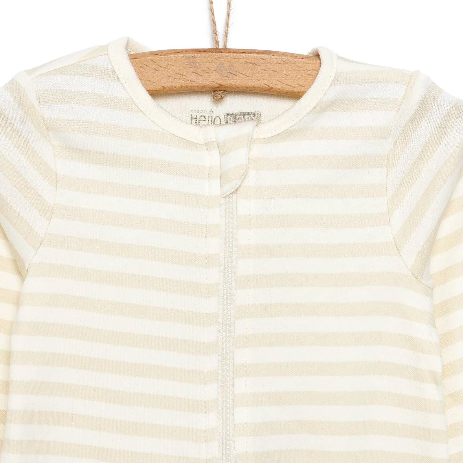 HelloBaby Newborn Footed Jumpsut - Beige - ebebek - Black Friday