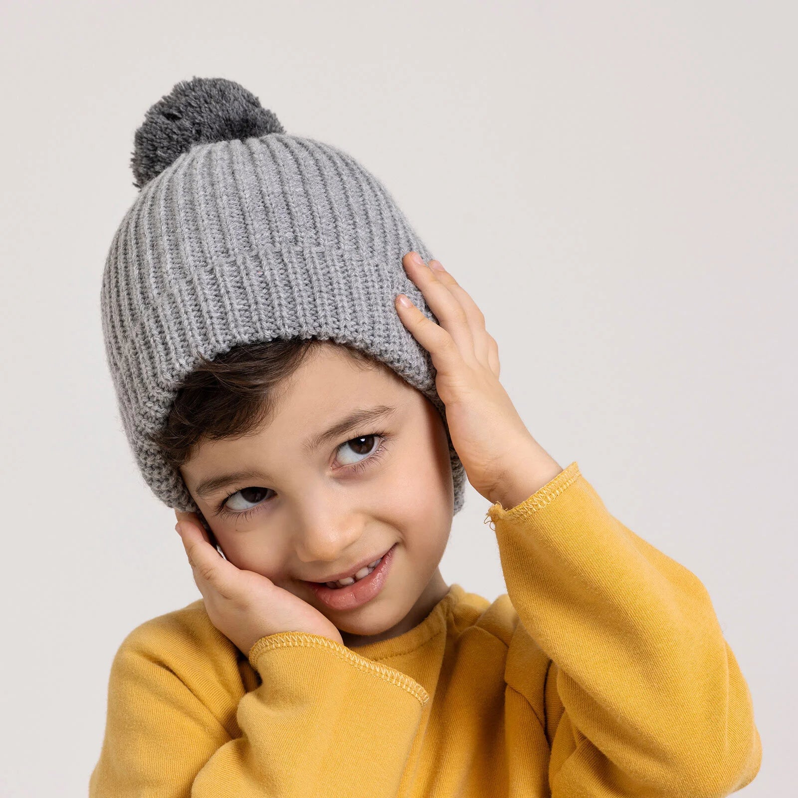 HelloBaby Boy Beanie - Grey - ebebek - Black Friday