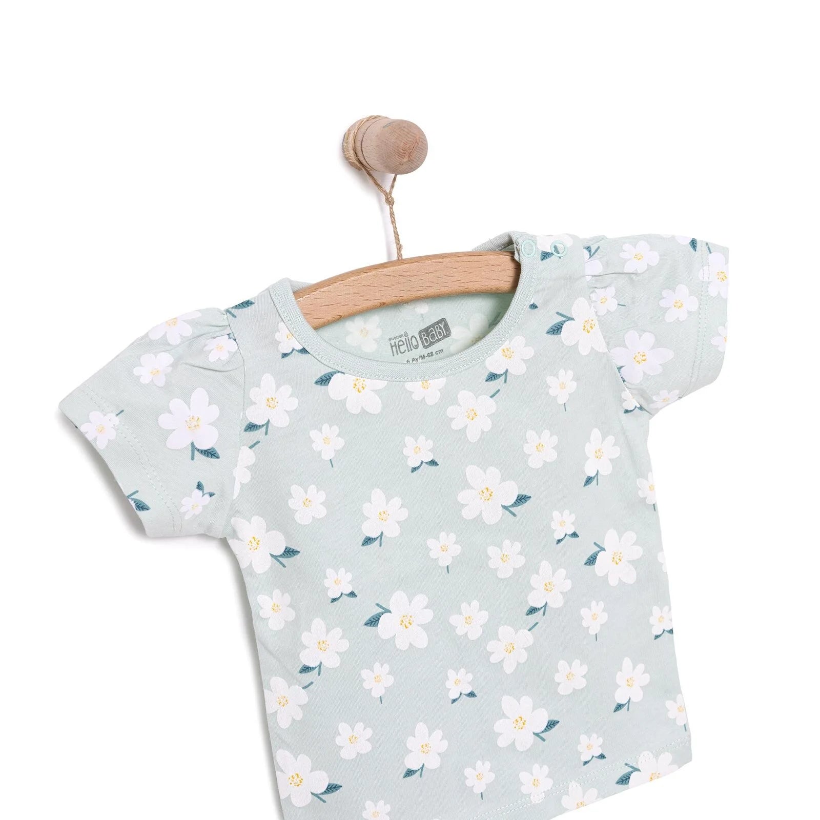 HelloBaby Basic Girl Daisy Printed T-shirt - Multicolour - ebebek - Black Friday