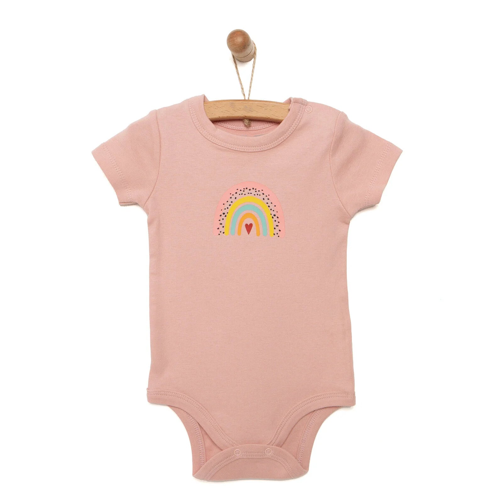 HelloBaby Baby Girl Short Sleeve Body - Pink - ebebek - Black Friday