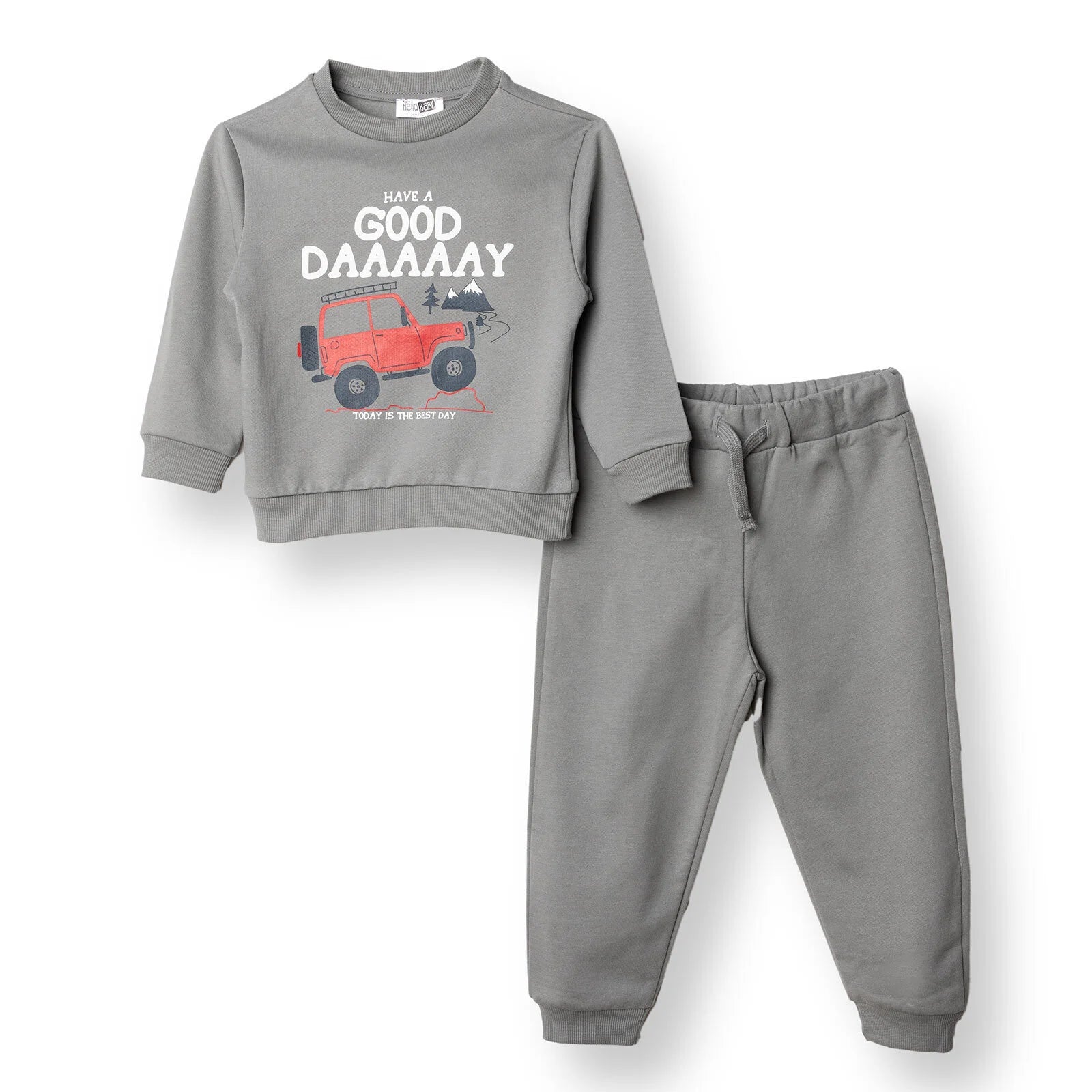 HelloBaby Jogging Set - Grey - ebebek - Black Friday