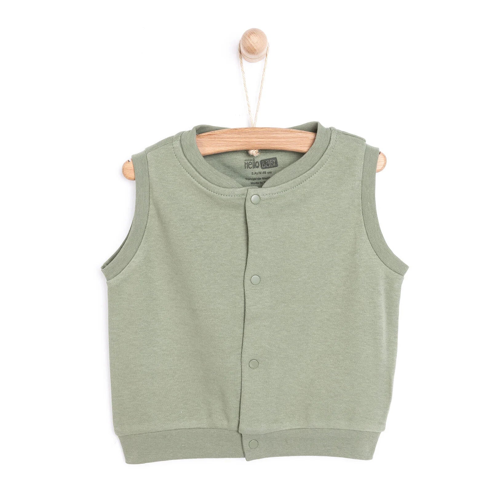 HelloBaby Basic Ribbed Vest - Green - ebebek - Black Friday