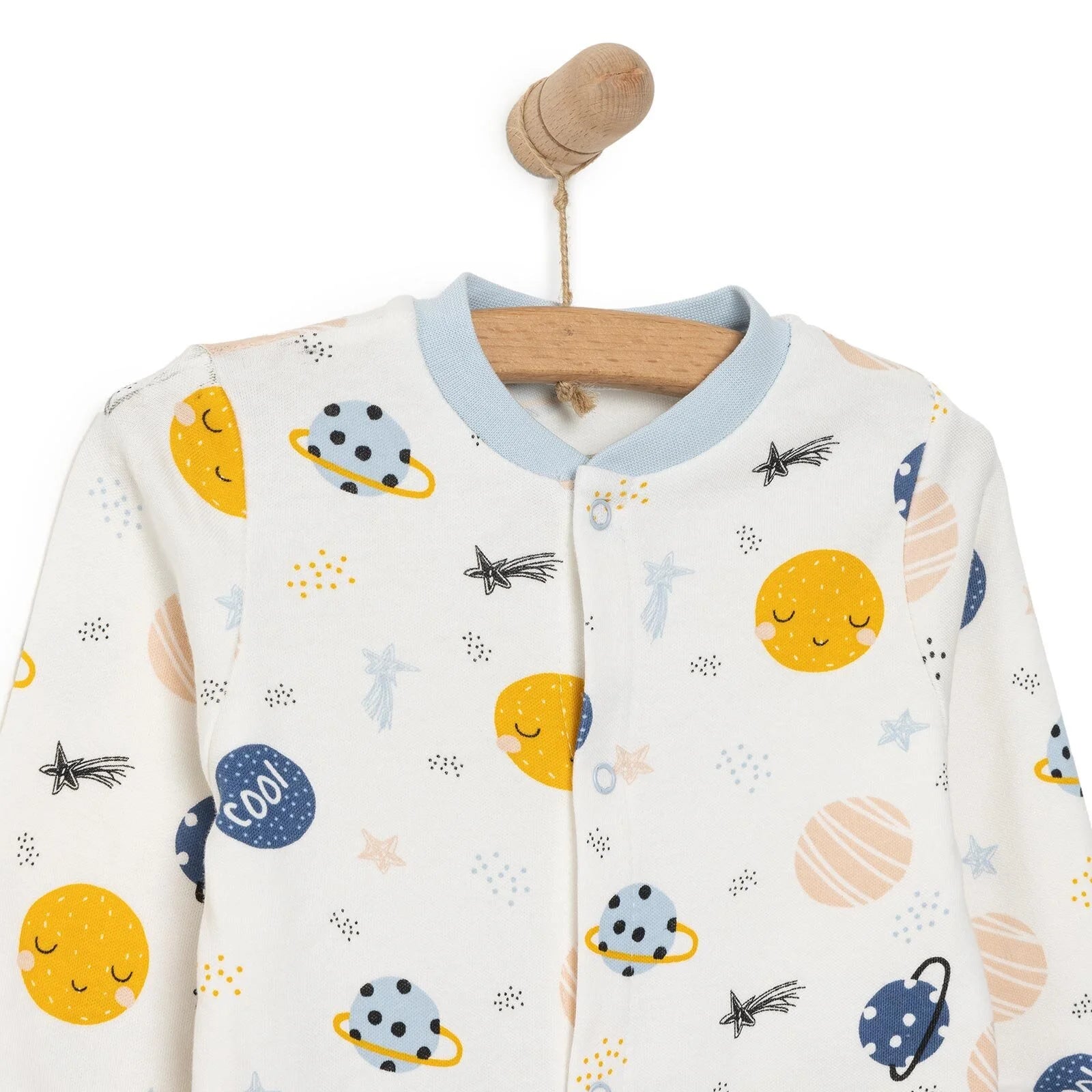 HelloBaby Newborn Boy Jumpsuit - Ecru - ebebek - Black Friday